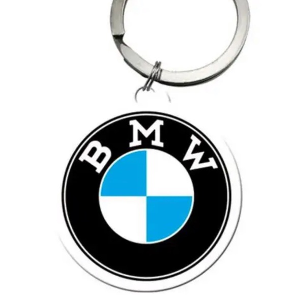 BMW round key chain